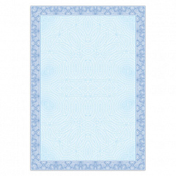 Сертификат-бумага для лазерной печати BRAUBERG, А4, 25 листов, 115 г/м2, "Голубая сеточка", 122618