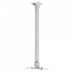 Кронштейн для проекторов настенно-потолочный CACTUS CS-VM-PRE04-WT белый, 70-120 см, 23 кг