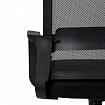 Кресло CROMEX (КРОМЕКС) "Basic CH-698", с подлокотниками, механизм качания, сетка/ткань TW, черное, 533069