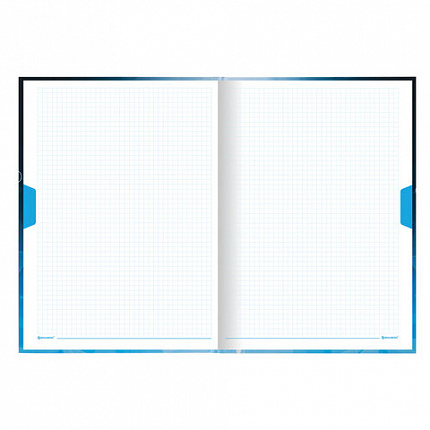 Блокнот БОЛЬШОЙ ФОРМАТ (215х295 мм) А4, 128 л., твердый, клетка, блок 4 цвета, BRAUBERG, "Бизнес", 111593