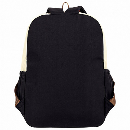 РЕЗЕРВ Рюкзак HEIKKI EDITION универсальный, 6 карманов, бежевый - черный, 42х30х14см,, 272541