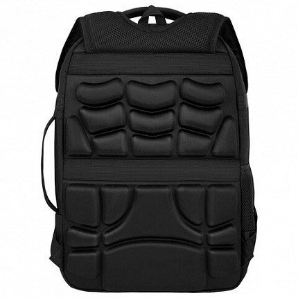 Рюкзак HEIKKI DESERTED (ХЕЙКИ) универсальный, отделение для ноутбука, EVA-спинка, черный, 48х34х18 см, 273876