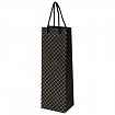 Пакет подарочный под бутылку (1 штука), 13х9x36 см (B), "Leather Bottle Bag", ассорти, ЗОЛОТАЯ СКАЗКА, 700802