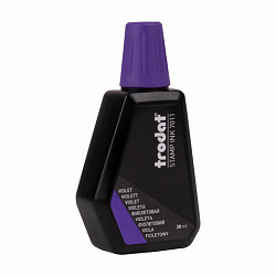 Краска штемпельная TRODAT 7011, фиолетовая, 28 мл, на водной основе, 52986
