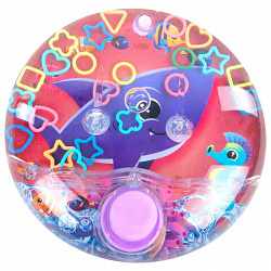 Водная игра ПОДВОДНЫЙ МИР, 10х10 см, колечки, ассорти, 4 вида, JOLLY JOT (ДЖОЛЛИ ДЖОТ), 665995