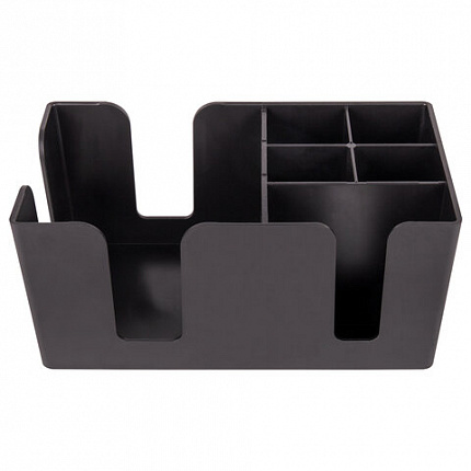 Подставка органайзер барный (шесть отделений) для салфеток, сахара, размешивателей, зубочисток, трубочек, ложечек, LAIMA, 608100