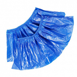 Бахилы двойные, КОМПЛЕКТ 500 шт. (250 пар), STRONG, 39х14 см, двойная резинка, 96 мкм, 10 г, ELEGREEN, НД2-8/40/2р-С-С