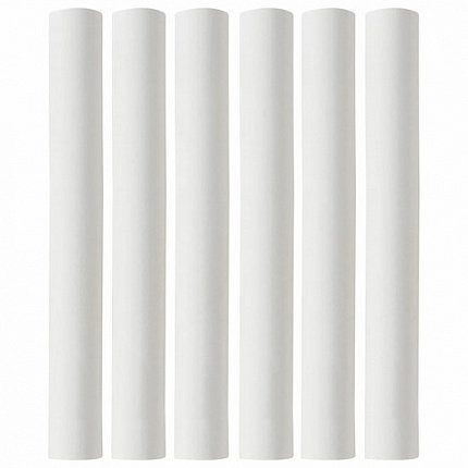 Мел белый BRAUBERG "АКАДЕМИЯ" (АЛГЕМ), КОМПЛЕКТ 100 штук, круглый, мягкий, 271146