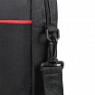 Сумка портфель BRAUBERG PRACTICAL с отделением для ноутбука 15,6", "Red line", черная, 29х40х7 см, 270829