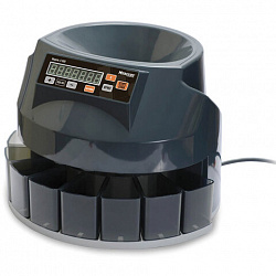 Счетчик-сортировщик монет MERTECH C-500, 300 монет/мин., загрузка 2000 монет, 8 приемных лотков, 5523