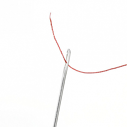 Нитки швейные 40 ЛШ, 200 м, полиэстер, НАБОР 24 цвета, в ПОДАРОК набор игл, DEVELIA (Девелиа), 609625