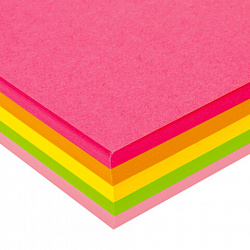 Бумага цветная BRAUBERG, А4, 75 г/м2, 250 л. (5 цветов х 50 листов), НЕОН, для офисной техники, 116668