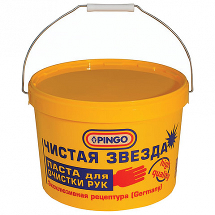 Паста очищающая, 11 л, PINGO (Пинго), ЧИСТАЯ ЗВЕЗДА, от самых стойких загрязнений, ведро, 85010-0