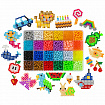 Аквамозаика 24 цвета 4200 бусин, с трафаретами, инструментами и аксессуарами, BRAUBERG KIDS, 664916
