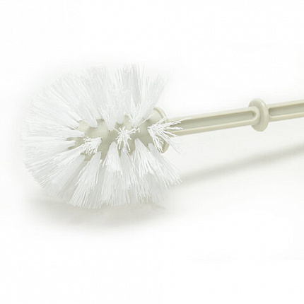 Ершик для унитаза с подставкой стандартной, "Блеск", цвет мраморный/белый ротанг, IDEA, М 5010