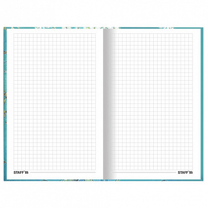 Блокнот А5 (134х206 мм), 80 л., твёрдый, клетка, фольга, STAFF, "Ван Гог", 114427