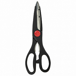 Ножницы кухонные DASWERK (ДАСВЕРК), 210 мм, с орехоколом, зазубренные, 608905