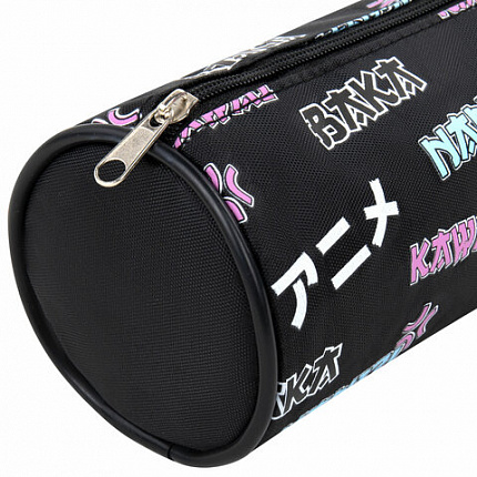 Пенал-косметичка BRAUBERG, Anime, черный, 20х7х7см, 272295