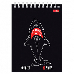 Блокнот МАЛЫЙ ФОРМАТ А6, 60 л., гребень, картон, клетка, HATBER, "Нескучные герои", 088310, 60Б6В1гр