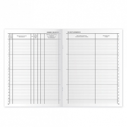 Классный журнал BRAUBERG 5-11 кл. (универсальный), А4 200х290 мм, твердая ламинированная обложка, офсет, 125686