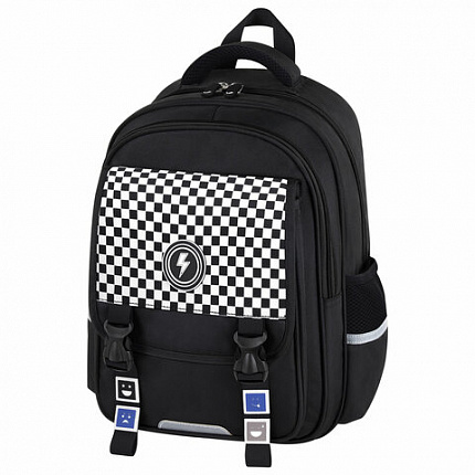 Рюкзак BRAUBERG SNAP, 2 отделения, 3 кармана, "Stylish checks", 39х28х16 см, 273130