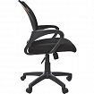 Кресло офисное Chairman CH 696, с подлокотниками, черное, 7000799