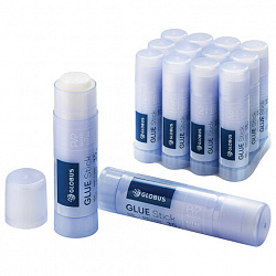 Клей-карандаш "Стандарт", 35 г, PVP-основа, РОССИЯ, GLOBUS, 1013