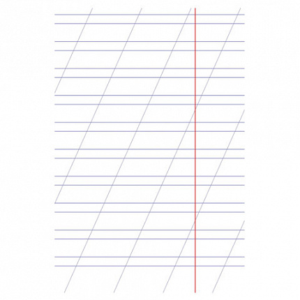 Тетрадь 12 л., HATBER косая линия, обложка картон, "Влад А4" (микс в спайке), 082391, 12Т5В6