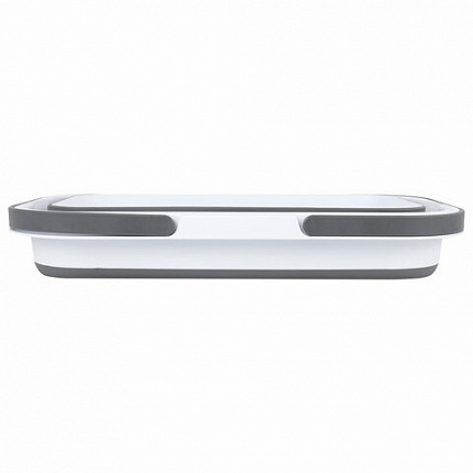 Таз складной силиконовый 16 литров со складными ручками 47х28 см для дома и дачи, LAIMA Home, 608671