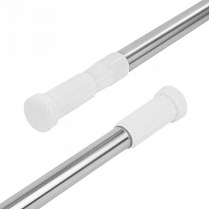 Карниз штанга для ванной телескопический 110-200 см, нержавеющая сталь, PRIMILA (ПРИМИЛА), 700108