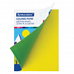 Цветная бумага А4 офсетная, 16 листов 8 цветов, на скобе, BRAUBERG, 200х275 мм, "Кот-рыболов", 129920