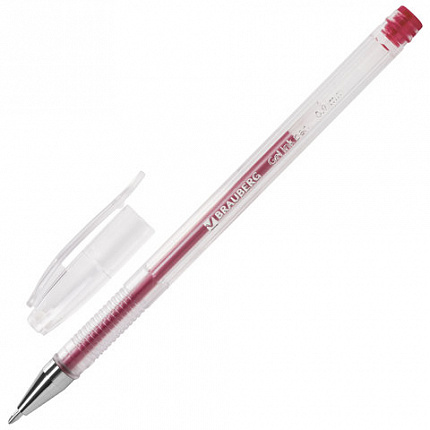 Ручки гелевые BRAUBERG "Jet", НАБОР 6 ЦВЕТОВ, МЕТАЛЛИК, узел 0,7 мм, линия письма 0,5 мм, 141029