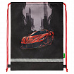 Мешок для обуви BRAUBERG KIDS, светоотражающая полоса, 46х36 см, "Red car", 272392