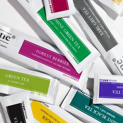Чай TEATONE "Green tea" зеленый классический, 100 стиков по 1,8 г, 1241
