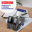 Дырокол металлический МОЩНЫЙ BRAUBERG "EXTRA Heavy duty", до 160 листов, черно-синий, 272722