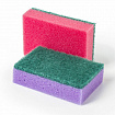 Губки для посуды 9,6х6,4х2,7 см, КОМПЛЕКТ 5 шт., MAXI, поролон с абразивным слоем, LAIMA К0013, 601554