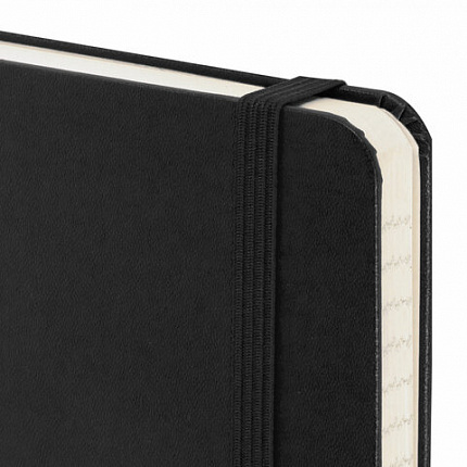 Блокнот МАЛЫЙ ФОРМАТ (93х142 мм) А6, BRAUBERG ULTRA, балакрон, 80 г/м2, 96 л., клетка, черный, 113052