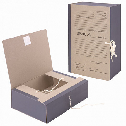 Папка архивная А4 "Форма 21", 120 мм, переплетный картон/бумвинил, завязки, до 1200 л, STAFF, 112168