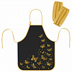 Фартук с нарукавниками для уроков труда ЮНЛАНДИЯ, регулировка по росту, 46х54 см, "Golden", 273635
