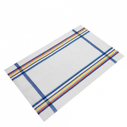 Салфетка вафельная универсальная, ХЛОПОК, 40х64 см, цветная полоска, ассорти, BOOMHOUSE (БУМХАУС), 700884