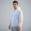 Комбинезон одноразовый с капюшоном, резинка на талии Каспер 30г/м2, 56-58 XXL, с РУ, САНАТОК, 631712