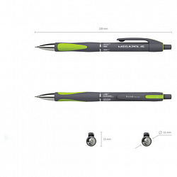 Карандаш механический 0,5 мм, ERICH KRAUSE "Megapolis Concept", корпус серый, 20340