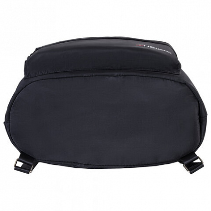 Рюкзак спортивный мешок HEIKKI CASUAL (ХЕЙКИ) с дополнительным карманом, 44х34 см, "Total black", 273457