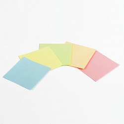 Блок для записей в боксе, 9х9х9 см, плотность 80 г/м2, цветной, BRAUBERG, 122225