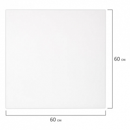 Холст 3D на подрамнике BRAUBERG ART CLASSIC 60х60 см, 440 г/м2, грунт, 100% хлопок мелкое зерно, 191666