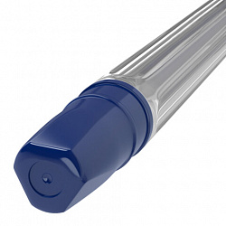 Ручка шариковая BRAUBERG "BP-GT", СИНЯЯ, корпус прозрачный, евронаконечник 0,7 мм, линия письма 0,35 мм, 144004