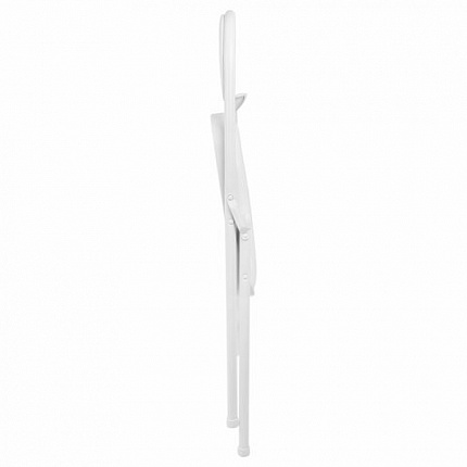 Стул складной BRABIX "Golf Plus CF-003 КОМФОРТ", белый каркас, кожзам белый, 532888