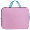 Папка на молнии с ручками STAFF EVERYDAY А4, 1 отделение, полиэстер, 80 мм, нежно-розовая, 271488