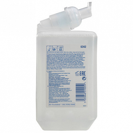 Картридж с пенным мылом одноразовый KIMBERLY-CLARK SCOTT "Control", 1 л, прозрачный, артикул 6342