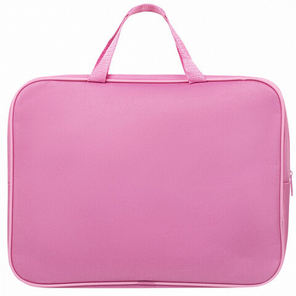 Папка на молнии с ручками BRAUBERG А4, 1 отделение, полиэстер, 80 мм, "Funny panda", 271127